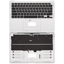 Carcasa superior con teclado para MacBook Air 13" Retina (A2337 / Finales de 2020) (Original usado: Grado A) (Teclado en inglés) (Plata)