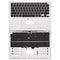 Carcasa superior con teclado para MacBook Air 13" Retina (A2337 / Finales de 2020) (Original usado: Grado A) (Teclado en inglés) (Plata)