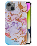 Funda Slim Trance Vibrato para iPhone 14 Plus MagSafe Rosa/Morado