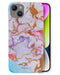 Funda Slim Trance Vibrato para iPhone 14 Plus MagSafe Rosa/Morado