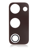 Lente de camara trasera (solo vidrio) con adhesivo para Samsung Galaxy S20 FE 4G / 5G (Cloud Orange)