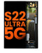 Pantalla USADA OLED para Samsung Galaxy S22 Ultra 5G con marco (Negro Fantasma)