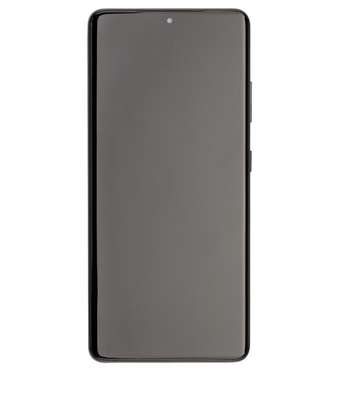 Pantalla OLED USADA con marco para Samsung Galaxy S21 Ultra 5G (Negro Fantasma)