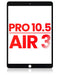 Cristal frontal negro para iPad Pro 10.5" / iPad Air 3 (Necesario separar el cristal)