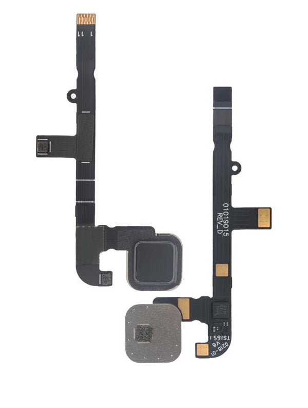 Boton de inicio con cable flex para Motorola Moto Z Play Droid (XT1635 / 2016) (Negro)