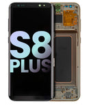 Pantalla OLED para Samsung Galaxy S8 Plus con marco (original) (Dorado Arce)