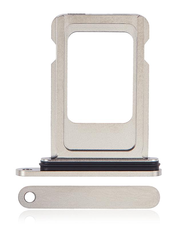 Bandeja para tarjeta SIM para iPhone 15 Pro / 15 Pro Max (Titanio Blanco)