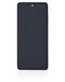 Pantalla OLED con marco para Samsung Galaxy A72 (A725 / 2021) color Violeta Espectacular original