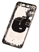 Tapa trasera con componentes pequenos pre-instalados para iPhone XS Max (Usado original calidad C) (Gris espacial)