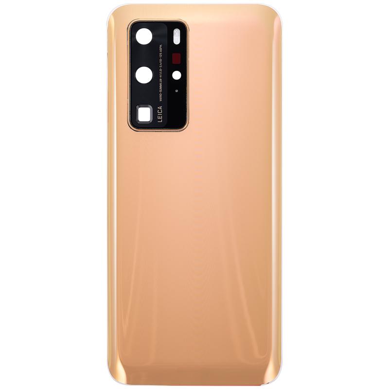 Tapa trasera con lente de camara para Huawei P40 Pro (Blush Gold)