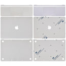 Cubierta 4 en 1 (Superior, Inferior, Teclado, Reposamanos) para MacBook Air 13" Retina (A1932 / Finales 2018 / Principios 2019) (Plata)