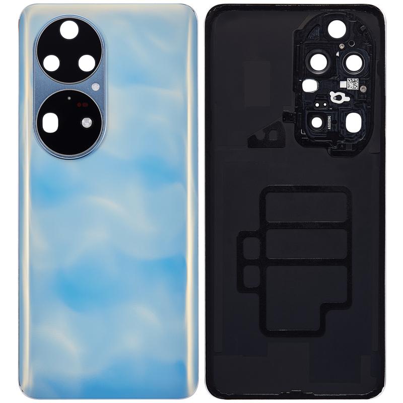 Tapa trasera con lente de camara para Huawei P50 Pro (Azul)