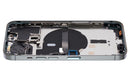 Tapa trasera para iPhone 13 Pro con componentes pequeños pre-instalados (Sin logo) (Versión US) (Verde alpino)