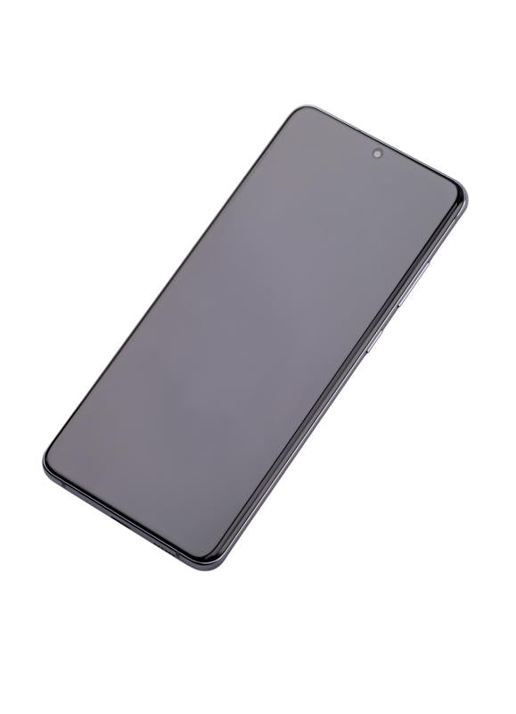 Pantalla OLED USADA con marco para Samsung Galaxy S20 Ultra 5G (Negro Cósmico)