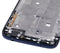 Carcasa media con marco de pantalla para Motorola Moto G7 Power (XT1955 / 2019) (Version US) (Azul Marino) (Set de 2 Piezas)