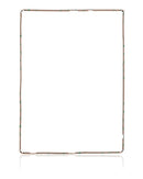 Marco con adhesivo para iPad 2 (Negro)