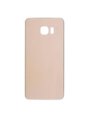 Tapa trasera de vidrio para Samsung Galaxy S6 Edge (Sin logo) (Dorado)