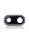 Lente de camara trasera con soporte y bisel para iPhone 8 Plus (Gris Espacial) (Pack de 10)