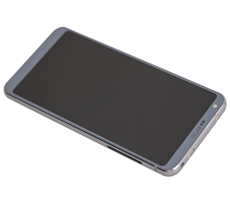 Pantalla LCD con marco para LG G6 (Reacondicionado) (Plata Hielo Platino)