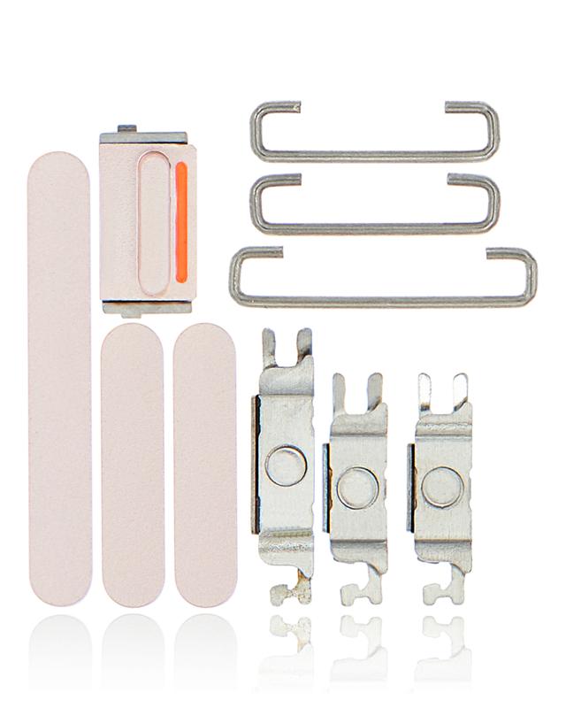 Botones duros (Encendido / Volumen / Interruptor) para iPhone 13 / 13 Mini (Rosa)