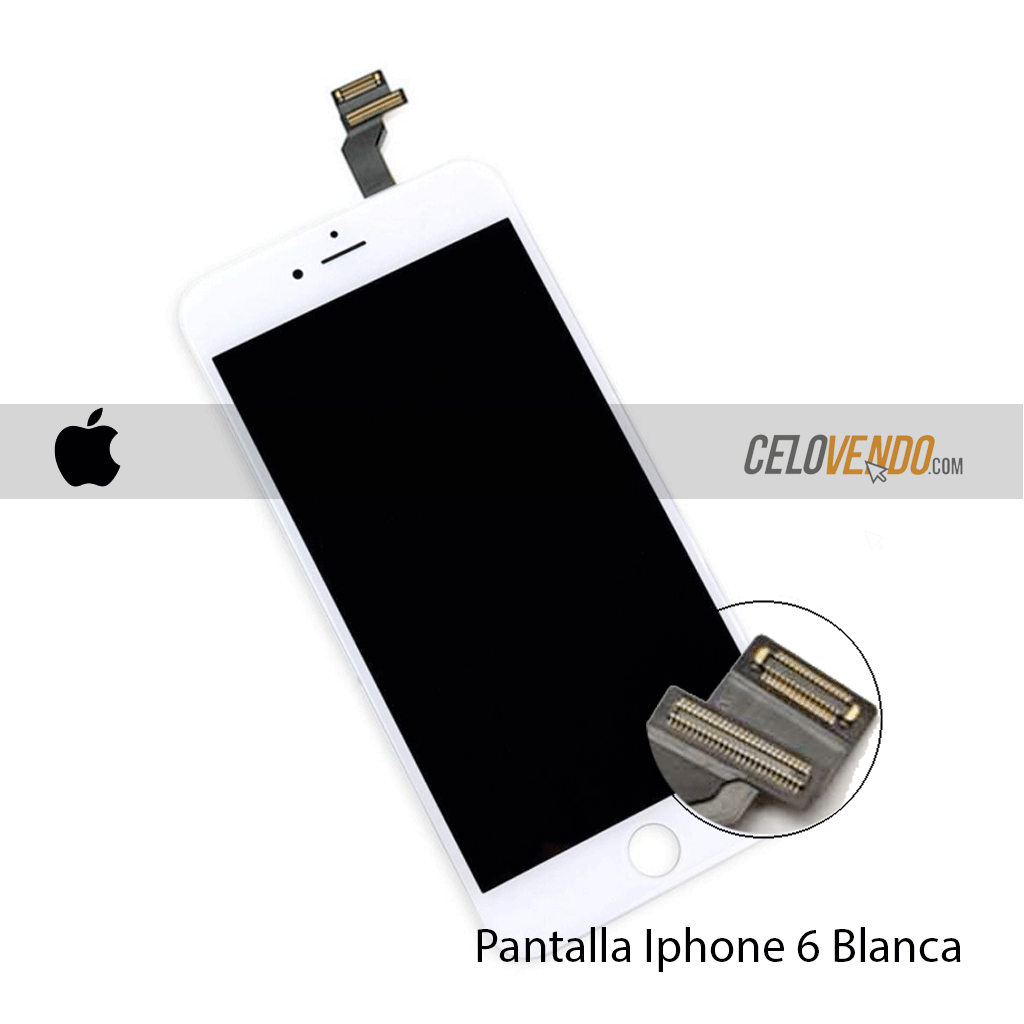 Pantalla LCD y Touch iPhone 6 Blanca en Guatemala   –  Celovendo. Repuestos para celulares en Guatemala.