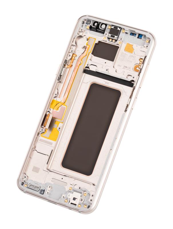 Pantalla OLED para Samsung Galaxy S8 Plus con marco (Maple Gold)