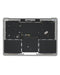 Ensamblaje de carcasa superior con bateria y teclado para MacBook Pro 13" Retina A1708 (Finales de 2016) Teclado US (Gris Espacial)