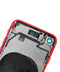 Tapa trasera con componentes pequenos pre-instalados para iPhone 8 (Usado original Grado A) (Rojo)