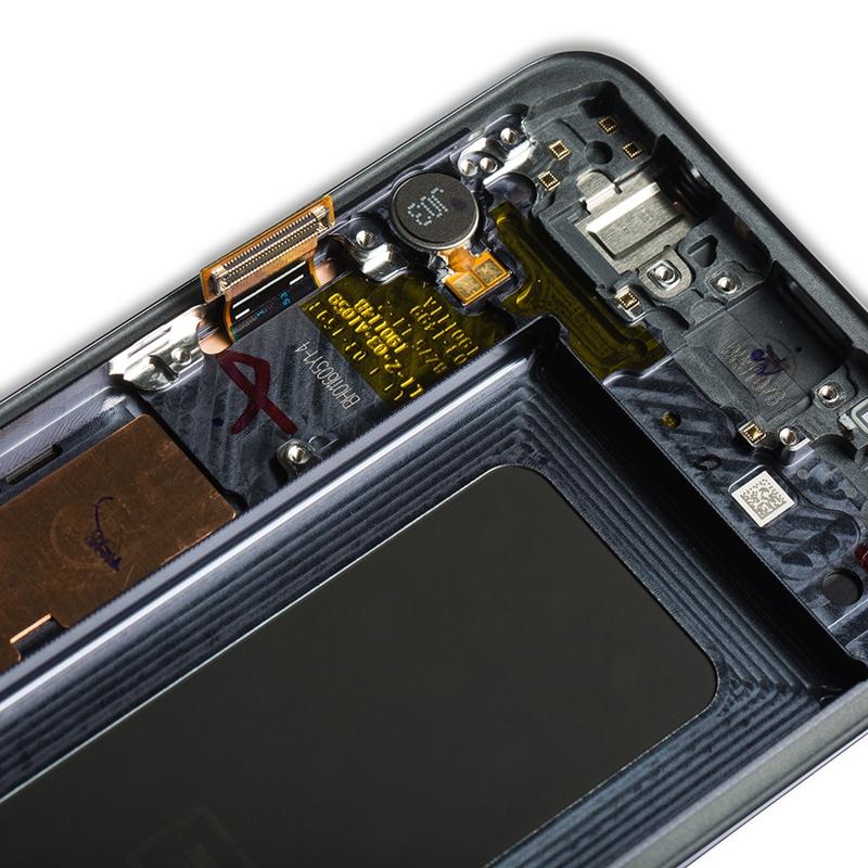 Pantalla OLED para Samsung Galaxy S10E con marco (original) (Negro Prisma)