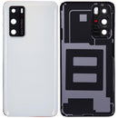 Tapa trasera con lente de camara para Huawei P40 (Blanco hielo)