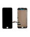 Pantalla LCD para iPhone 7 con placa de acero (Negro)
