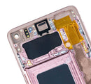 Pantalla LCD con marco para Samsung Galaxy S10 (sin sensor de huella) - Rosa Flamingo