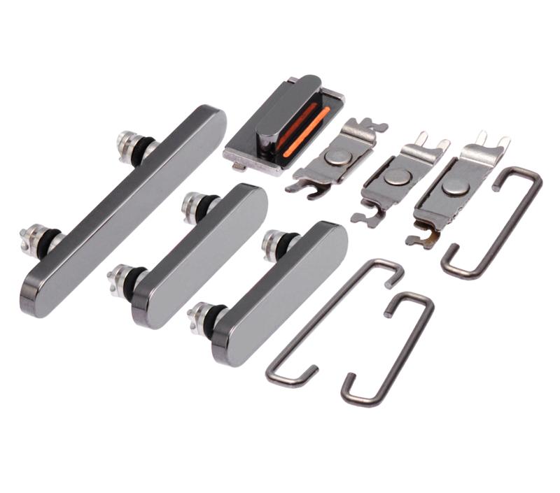 Botones duros (Encendido / Volumen / Interruptor) para iPhone 12 Pro / 12 Pro Max (Grafito)