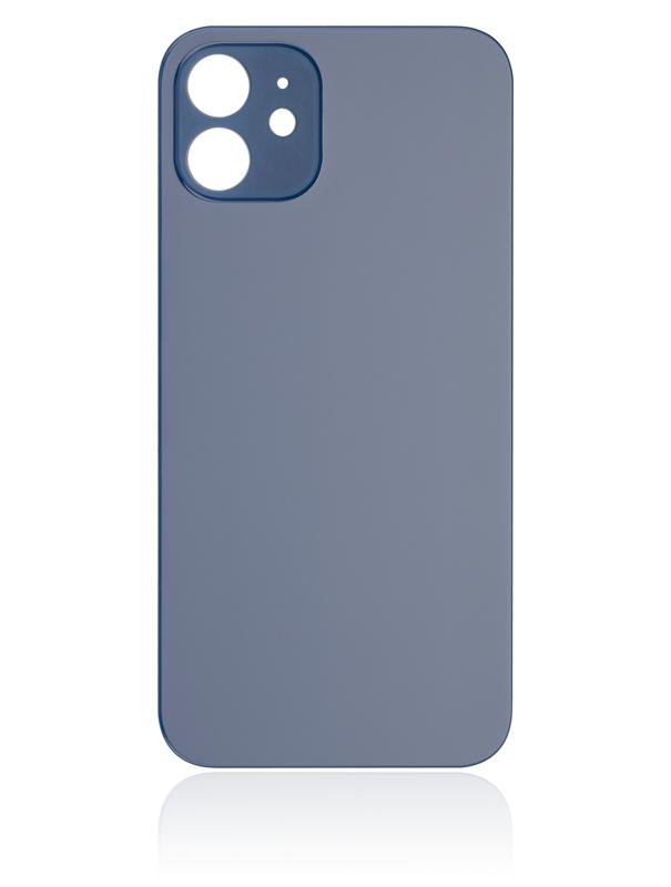 Tapa trasera con adhesivo 3M para iPhone 12 (Sin logo / Orificio grande para camara) (Azul)