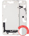 Carcasa media con boton de encendido y volumen para iPhone 14 Plus (Version internacional) (Starlight)