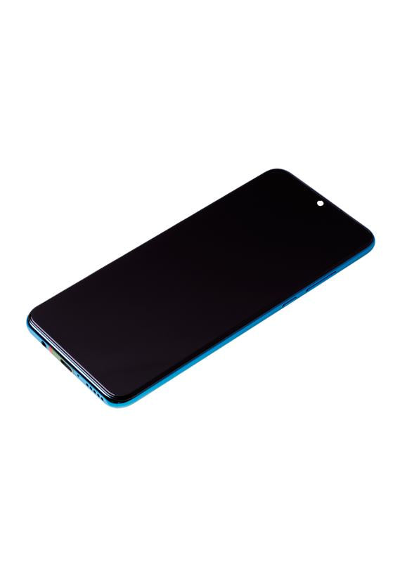 Pantalla LCD con marco para Huawei P30 Lite / Nova 4e (Reacondicionado) (4GB RAM) (Azul Pavo)