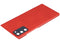 Tapa trasera con lente de camara para Samsung Galaxy Note 20 5G (Sin Logo) Rojo Mistico