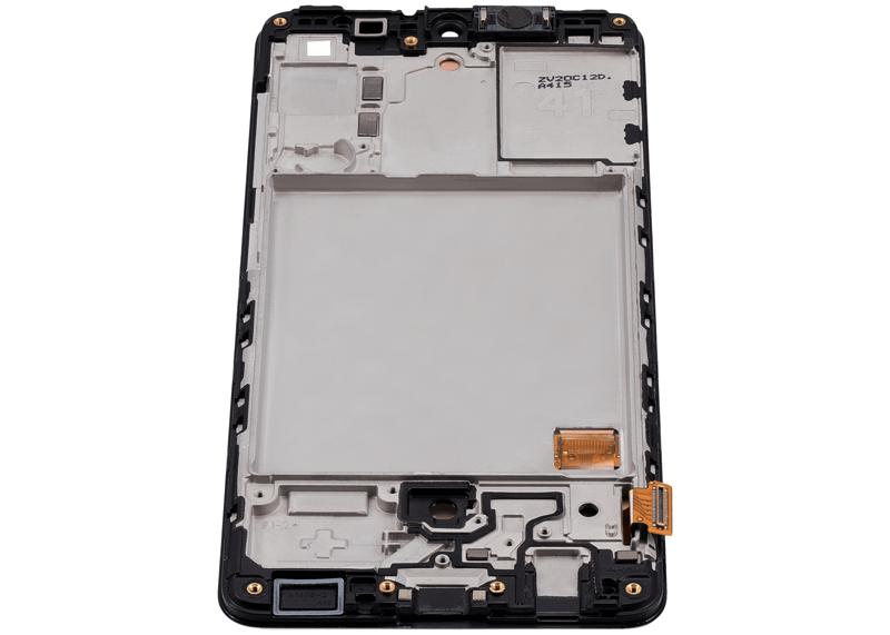 Pantalla OLED con marco para Samsung Galaxy A41 (A415 / 2020) (Prism Crush Black) reacondicionada
