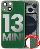 Tapa trasera con componentes pequenos para iPhone 13 Mini (Version Internacional) (Original Usada: Grado A) (Verde)