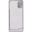 Tapa trasera de cristal con lente de camara para Samsung Galaxy A71 4G (A715 / 2020) (Prism Crush Pink)