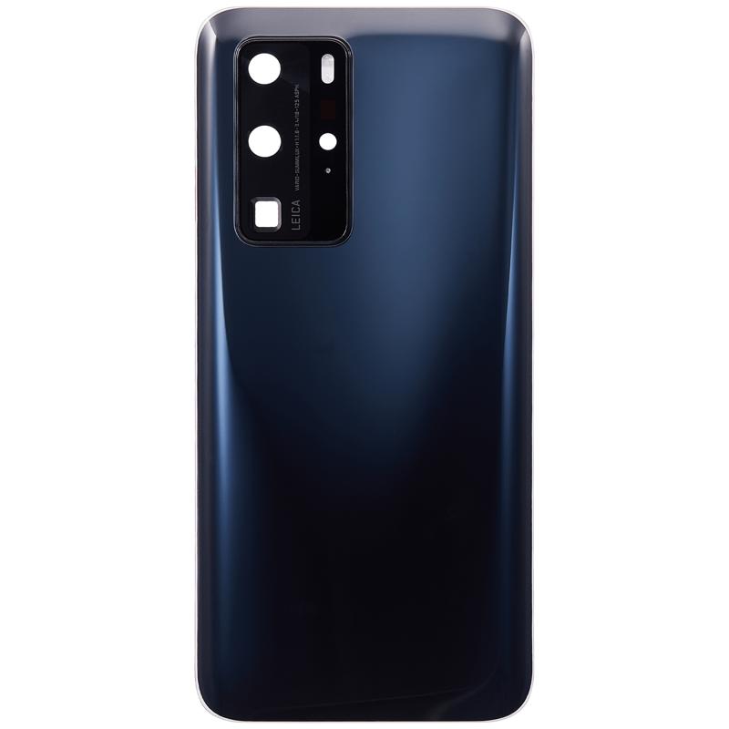Tapa trasera con lente de camara para Huawei P40 Pro (Negro)