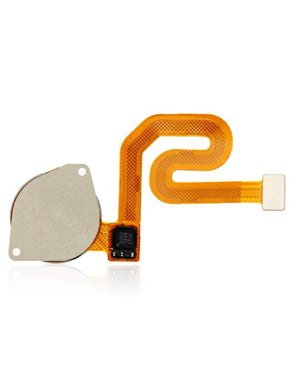 Escáner de huellas dactilares con flex para Motorola Moto G7 Power (XT1955 / 2019) (Negro)