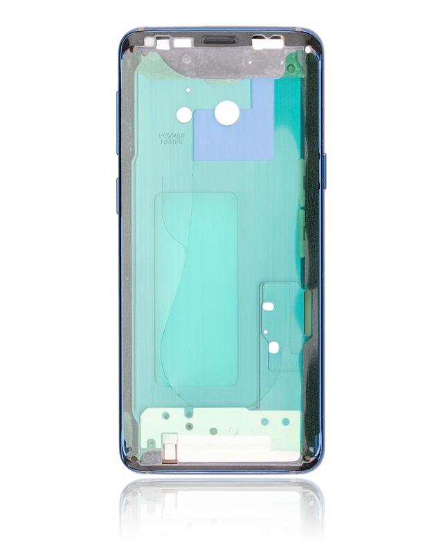 Carcasa intermedia para Samsung Galaxy S9 (con componentes pequeños) (Marco azul coral)