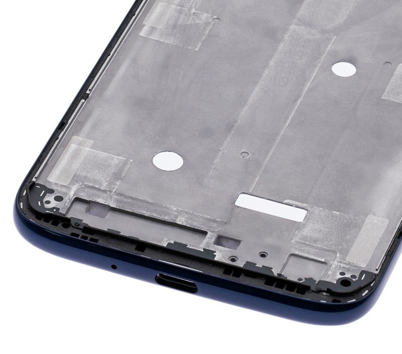 Carcasa media con marco de pantalla para Motorola Moto G7 Power (XT1955 / 2019) (Version US) (Azul Marino) (Set de 2 Piezas)