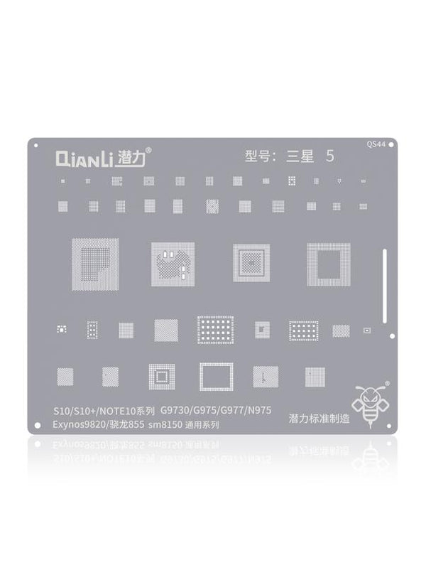 Stencil Bumblebee (QS44) para Samsung Galaxy S10 / S10 Plus / Note 10 (Exynos9820) (Snapdragon855 / SM8150) Serie Universal (Qianli)