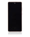 Pantalla OLED con marco para Samsung Galaxy S20 FE 4G / 5G (Naranja Cloud)