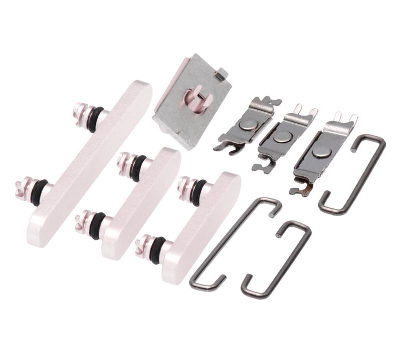 Botones duros (Encendido / Volumen / Interruptor) para iPhone 13 / 13 Mini (Rosa)