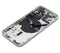 Tapa trasera para iPhone 12 (version US) sin logo (Verde)