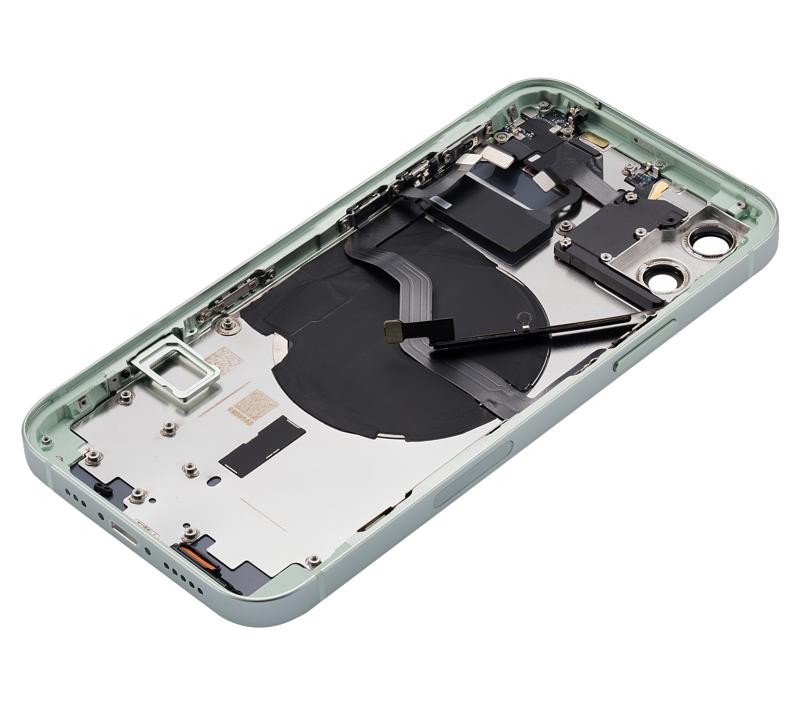Tapa trasera para iPhone 12 (version US) sin logo (Verde)