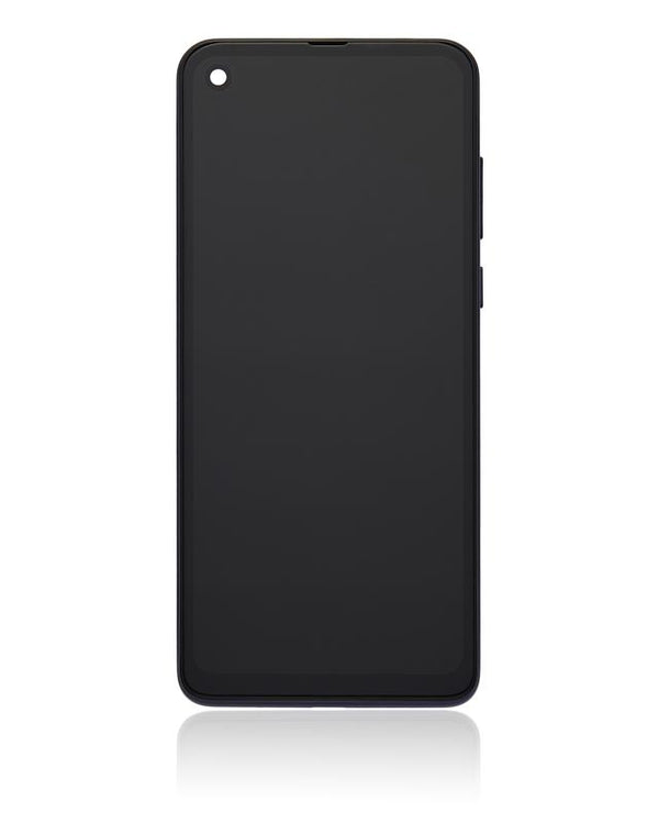 Pantalla LCD con marco para Motorola One Action (XT2013 / 2019) Azul Denim (Reacondicionado)